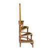 Four-step library ladder. Italy, 19th century.