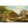 English painter (19th century) - Walk along the path.