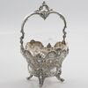 Embossed and chased silver basket, Bruckmann & Söhne, Germany, 19th century