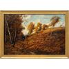 European painter (late 19th century) - Landscape with woods and path.