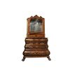 Small Dutch trumeau from the late 1700s, early 1800s, richly inlaid