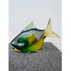 Pesce in vetro sommerso pesante.Flavio Poli per Seguso Vetri d’Arte.Murano.
