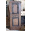 ptl545 - Neo-Gothic door in lacquered wood, 19th century, size 77 x 192 cm     