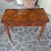 1800s Directoire Style Walnut Burl Game Table