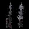 Important 18th-century wrought iron door handle
