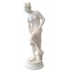 CHRISTOPHE GABRIEL ALLEGRAIN (1710 - 1795) COPY FROM - VENUS BATHING - WHITE CARRARA MARBLE