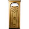 PTL145 - No. 3 lacquered and painted doors, with frame and overdoor, 18th century, from Piedmont, opening size cm W 90 x H 230