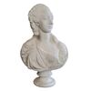 WHITE MARBLE BUST - MADAME DU BARRY - 19TH CENTURY