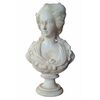 ALABASTER BUST OF MARIE ANTOINETTE - FRANCE - 19TH CENTURY