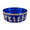 Murano blown glass bowl, painted in gold and polychrome - Barovier & Toso manufacture. Murano, late 19th century.