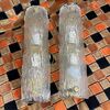 Pair of DESIGN wall lamps in Murano glass - VENINI, model "carteccia". 1960s. Size 42 cm.