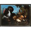 Flemish Master (17th century) - Still life with turkey, ducks, rooster and rabbit.