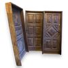 PTI603 - N. 3 antique wooden doors, complete with recent frame, 18th century, different sizes