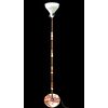 Alabaster and bronze floor lamp.
