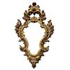 Gilded wooden Baroque frame with holy water font - Louis Philippe.