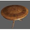 Elegant inlaid round table, first half of the 19th century