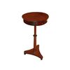 Empire Style Round Pedestal Table in Mahogany from the 1800s