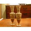 Pair of vases - Empire - France - Porcelain - Blue - Old Paris manufactory