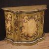 Large Venetian sideboard in lacquered and painted wood