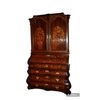 Spectacular early 1800s Dutch Trumeau, richly inlaid