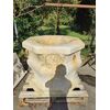 Spettacolare pozzo veneziano in marmo botticino - 105 x 105 cm