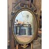 specc329 - oval mirror from the &#39;8 /&#39; 900 period, size cm l 120 xh 190     