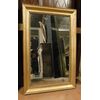 specc323 - simple golden mirror, period &#39;8 /&#39; 900, size cm l 66 xh 103 x d. 5 cm     