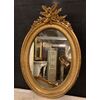 specc332 - oval mirror in gilded wood, cm l 63 xh 95     