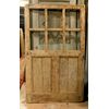 pte131 - porta a vetri in legno di pioppo, epoca '7/'800, cm l 112 x h 187  