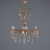 Bronze and Crystal Chandelier