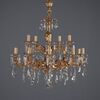 Rococo Style Chandelier, Italy, 20th Century