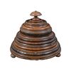 Finely turned wooden box. East India Company, 17th century.