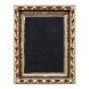 Liberty mirror in carved and gilded wood. Italy, 20th century.