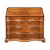 Walnut chest of drawers with drop-leaf. Italy, 18th century.