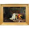 Vincenzo Colleoni (Attivo a Venezia nella seconda metà del XIX sec.) - Scena di interno con personaggi in maschera.