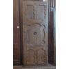 ptci506 - door in walnut with wavy panels, cm l 91 xh 235     