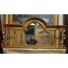 specc339 - lacquered and gilded mirror, meas. cm l 185 xh 91     