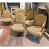 panc106 - gilded living room consisting of a sofa and four armchairs, 20th century     