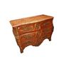 French Louis XV style inlaid chest of drawers, 19th century