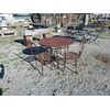 Heavy iron table D100 - H76