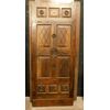 pti428 door with engraved panels in walnut mis. cm l 80 x h197cm     