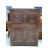 Elegante stipo rustico datato 1661 in rovere Francia