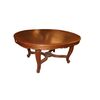 Large extendable French Louis Philippe style oval table from the 1800s in walnut wood