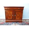 Louis Philippe style mid-19th century walnut cappuccino sideboard, restored, cm L123xP56xH107
