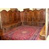 coro in radica di noce (panc024) mis. 3,40 x 3m. h 200  