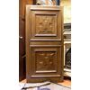 pti364 pair of two-sided walnut doors, mis. 111 x 230