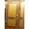 ptl286 coppia di porte Luigi XVI in lacca mis. cm112 x 235h