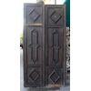 ptn180 portone in larice con cornici, mis. h260 x 130cm