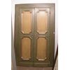stip101 stipo a muro laccato epoca '700, mis. h 247 x larg.158 cm