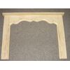 Caminetto in legno laccato